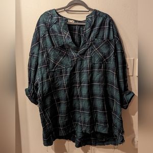 Oversized Free People Intimately Flannel